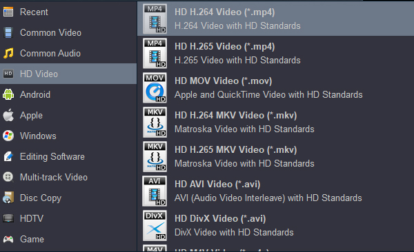 Convert MKV to 1080P MP4 for Vizio TV