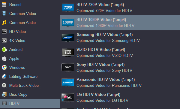 Convert MKV to 1080P MP4 for playing on Smart tV