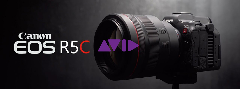 load Canon EOS R5 C MXF to Avid Media Composer