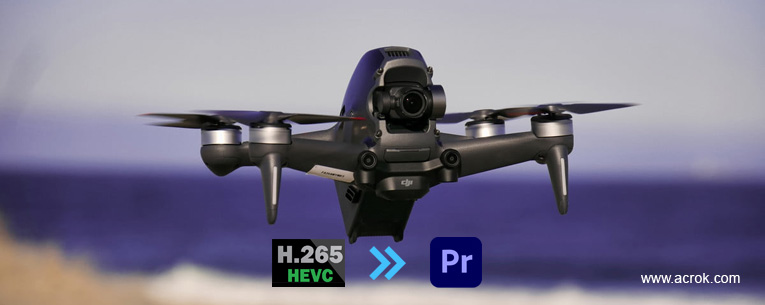 Import and edit DJI FPV MP4/MOV videos in Premiere Pro CC