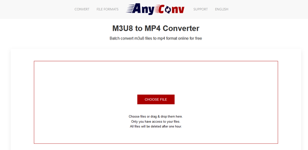 Convert M3U8 to H.264 MP4 online