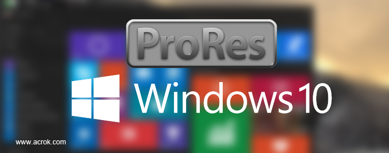 prores codec for windows