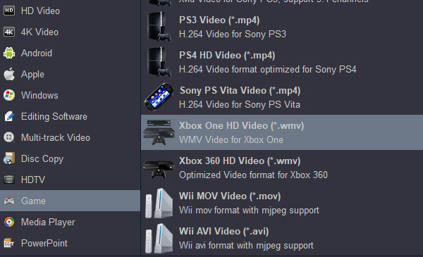  Convert MKV video to Xbox Seris X supported format