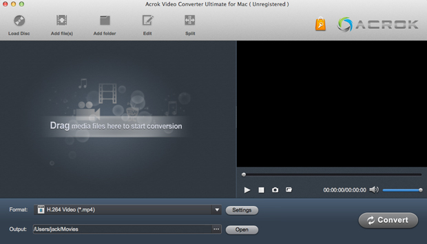 acrok video converter for mac